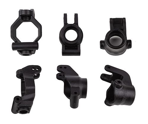 Team Associated SR7 Caster & Steering Blocks, Rear Hubs Set