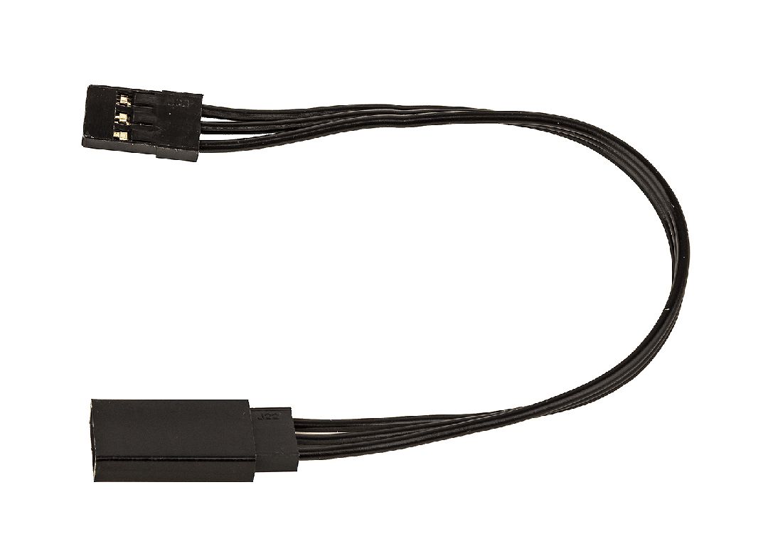 Reedy 125mm Servo Wire Extension - Black (4.92 in) - Click Image to Close