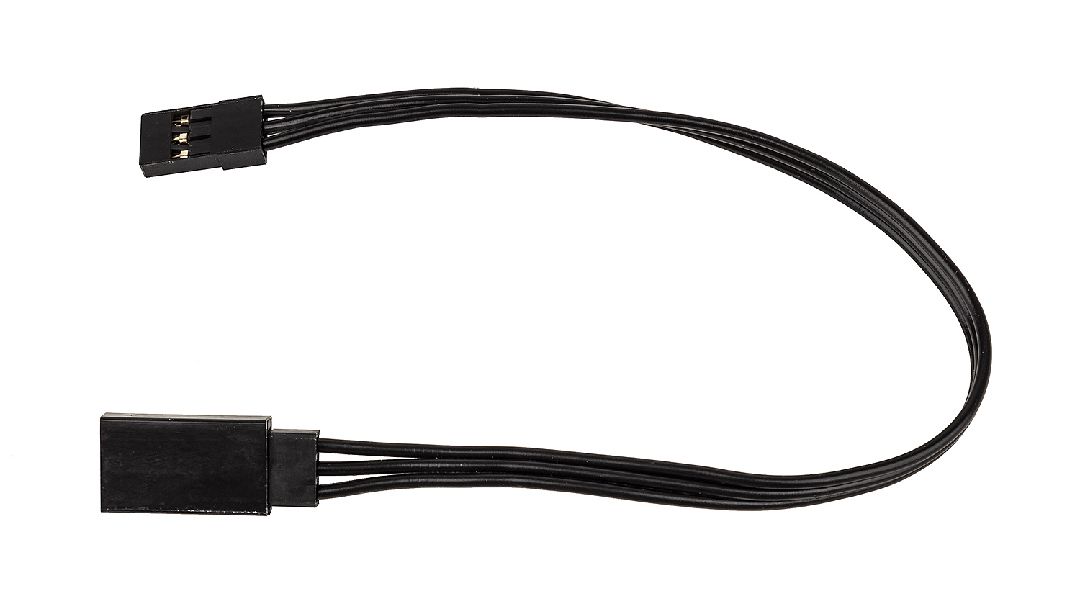 Reedy 175mm Servo Wire Extension - Black (6.89 in)