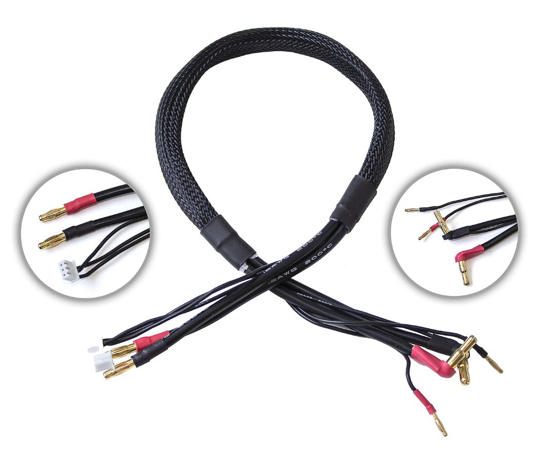 Reedy 1-2S 4mm/5mm Pro Charge Lead - Click Image to Close