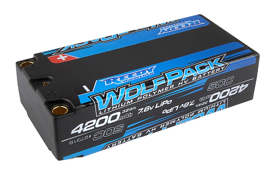 Reedy Wolfpack 4200mAh 50C 7.6V HV-LiPo Shorty