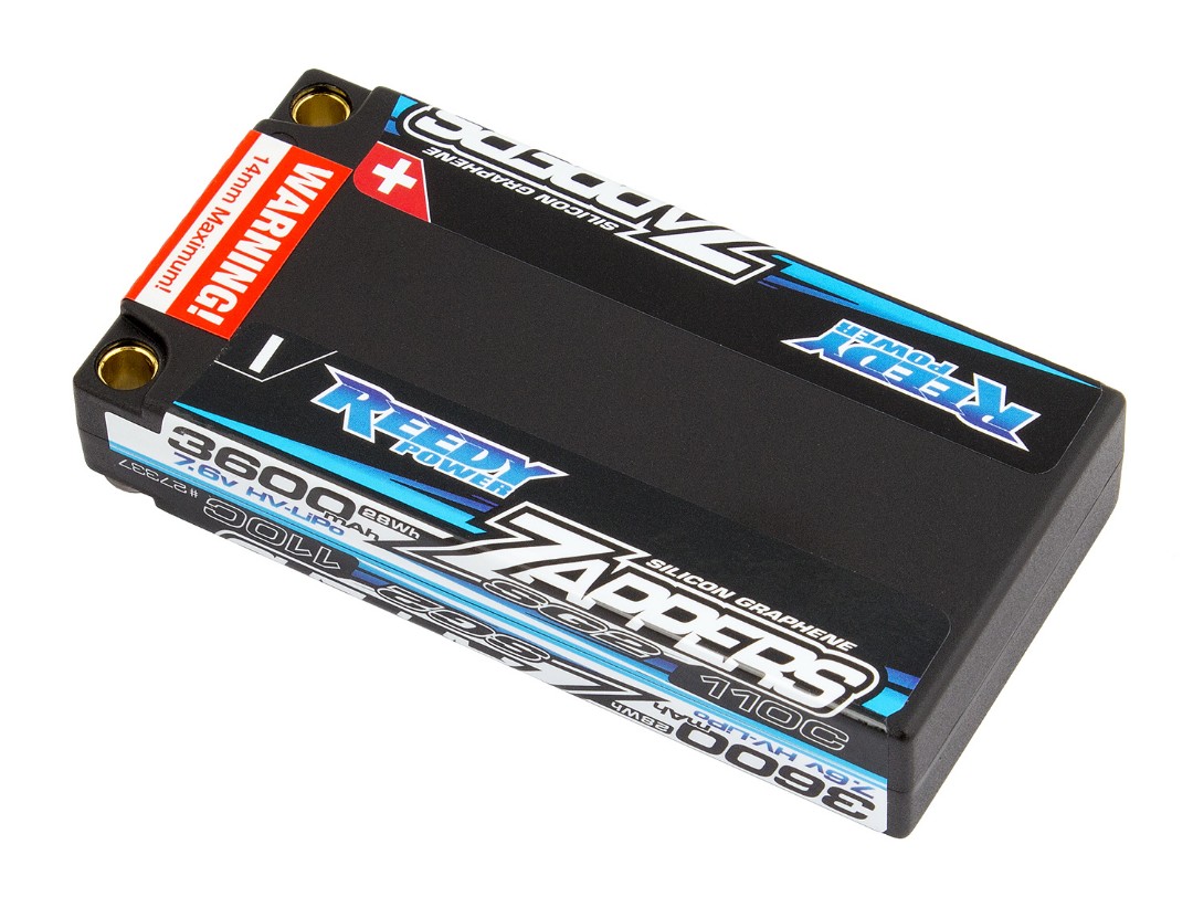 Reedy Zappers SG2 3600mAh 2S 7.6V LiPo LP Shorty 92.8x46.5x18.3mm