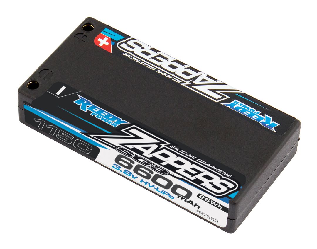 Reedy Zappers SG3 LiPo 6600mAh 115C 3.8V 1/12 92.8x46.5x18.3mm