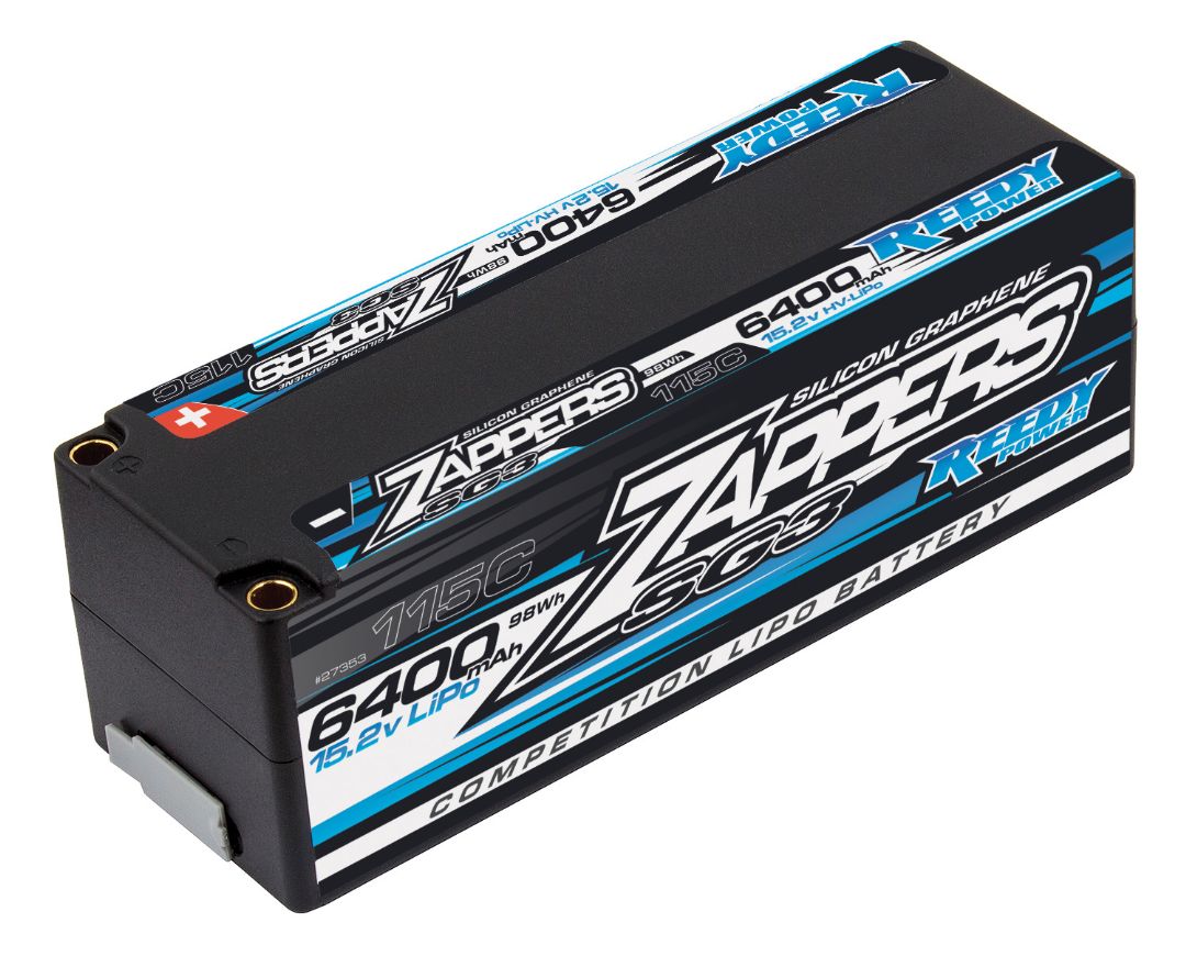 Reedy Zappers SG3 LiPo 6400mAh 115C 15.2V Stick 138x46.8x47.5mm