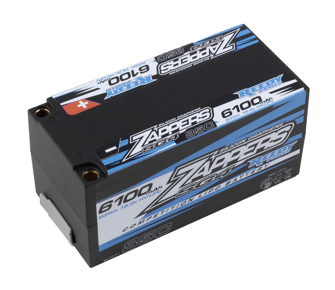 Reedy Zappers SG4 6100mAh 85C 15.2V Shorty - Click Image to Close