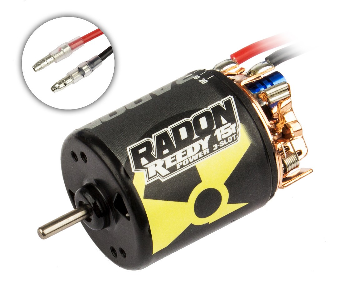 Reedy Radon 2 15T 3-Slot 4100Kv Brushed Motor - Click Image to Close