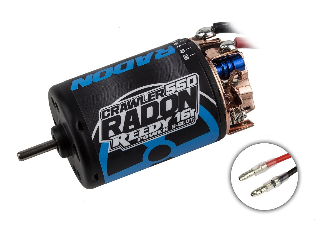 Reedy Radon 2 Crawler 550 16T 5-Slot 1450kV Brushed Motor - Click Image to Close