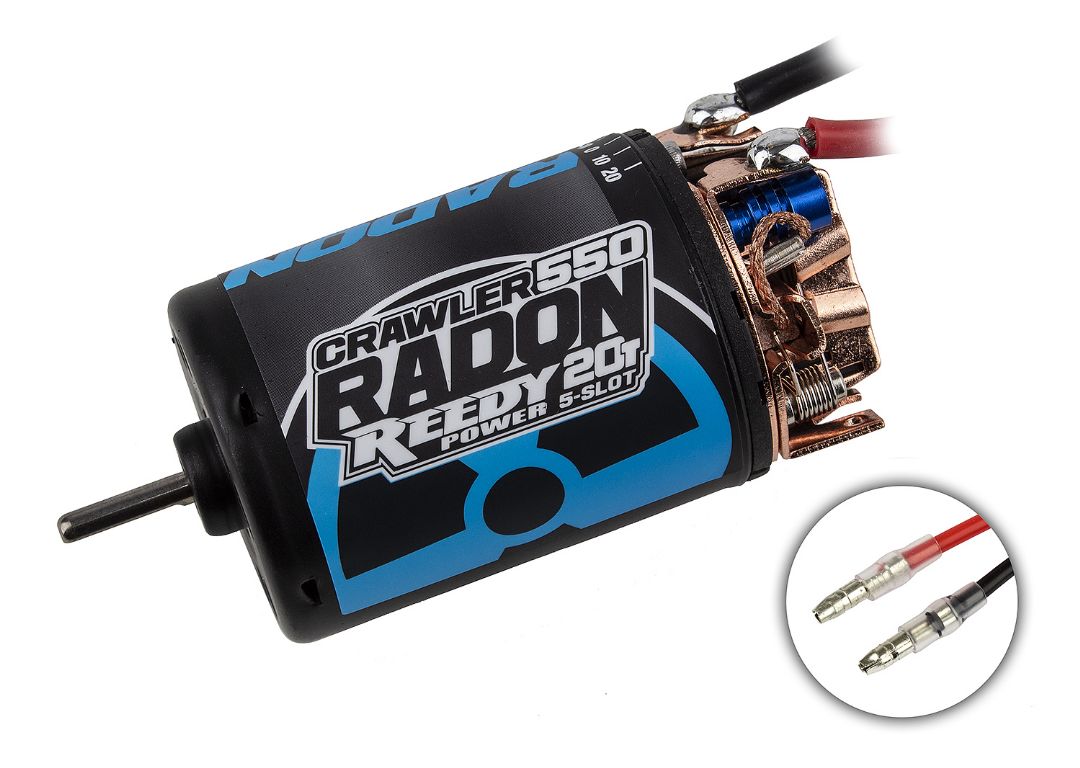 Reedy Radon 2 Crawler 550 20T 5-Slot 1100kV Brushed Motor - Click Image to Close