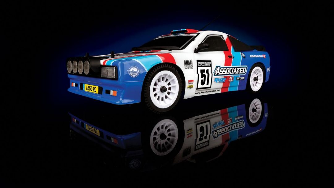 Team Associated Apex2 Sport, A550 Rally Car RTR - Click Image to Close