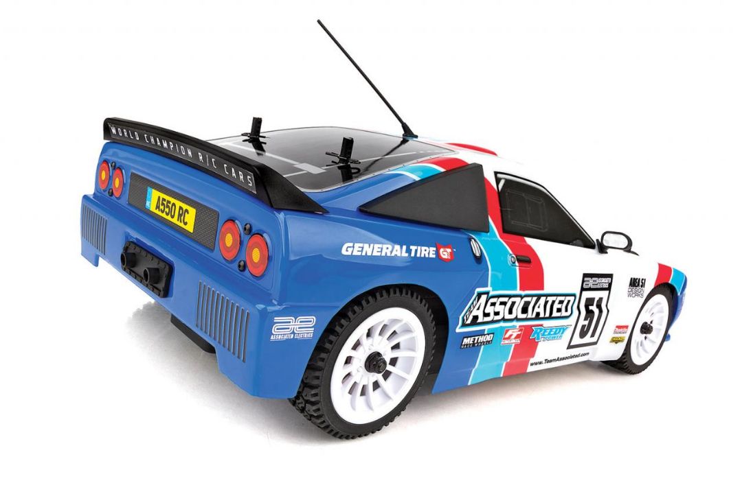 Team Associated Apex2 Sport, A550 Rally Car RTR LiPo Combo - Click Image to Close