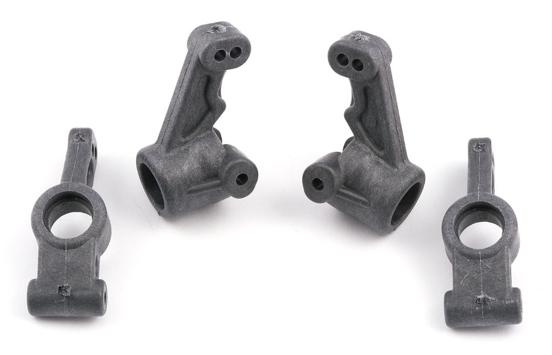 Team Associated FT Molded Carbon Steering Blocks & Hub Carriers - Click Image to Close