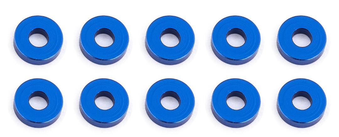 Team Associated Aluminum Bulkhead Washers, 7.8x2.0 mm