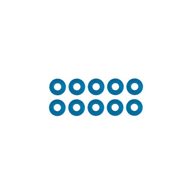 Team Associated Washers, 6.0 X 2.5 X 1.0mm, Black (10pcs)
