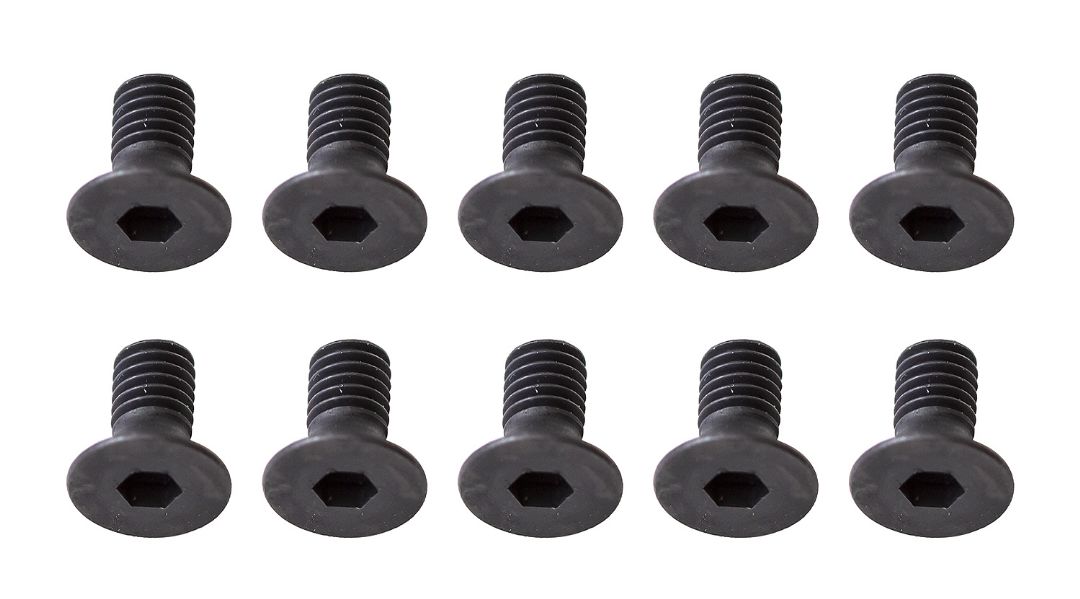 Team Associated Screws, M2.5x8mm FHCS, 2mm hex (10) - Click Image to Close