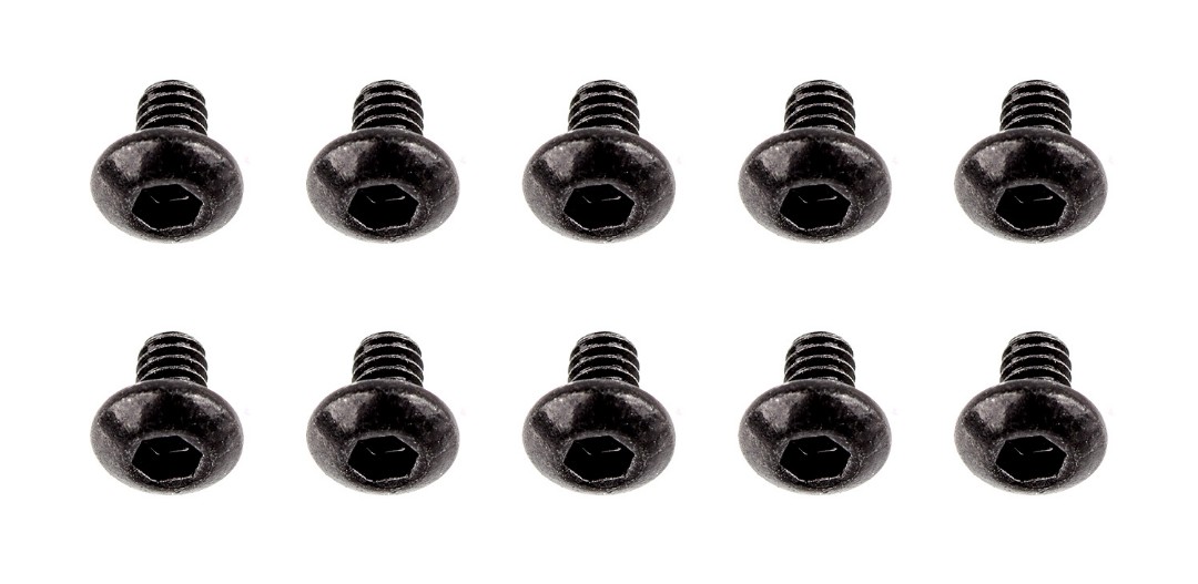 Team Associated Screws, M2x0.4x3mm BHCS - Click Image to Close