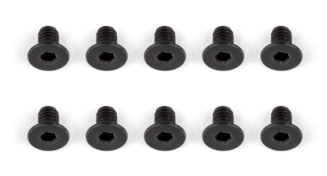 Team Associated Screws, M2.5x4 mm FHCS - Click Image to Close