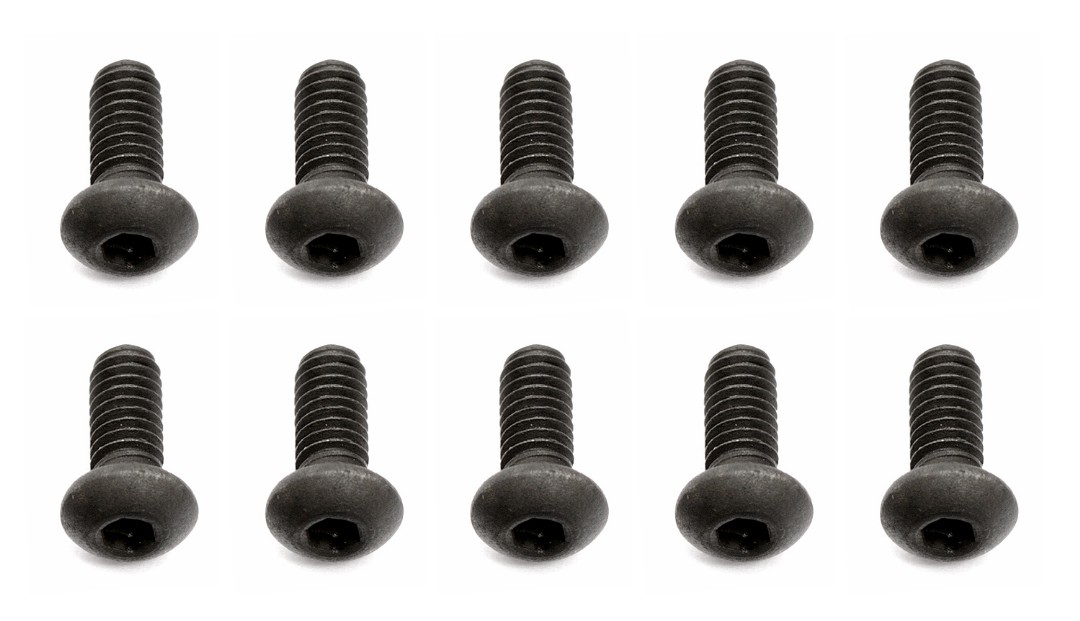 Team Associated M2.5x6mm Button Head Counter Sunk Screw (10pcs)