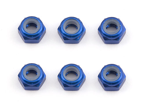 Team Associated 3mm Aluminum Factory Team Locknut M3 (10)