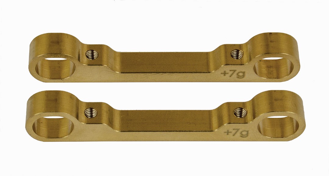 Team Associated TC7.1 FT Brass Arm Mounts, outer - Click Image to Close