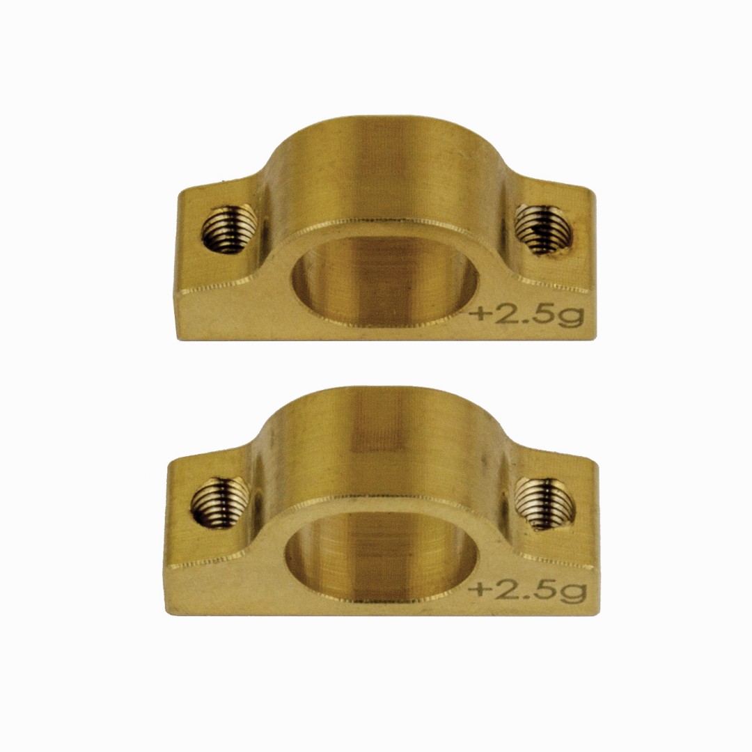 Team Associated TC7.1 FT Brass Arm Mounts, inner (2)