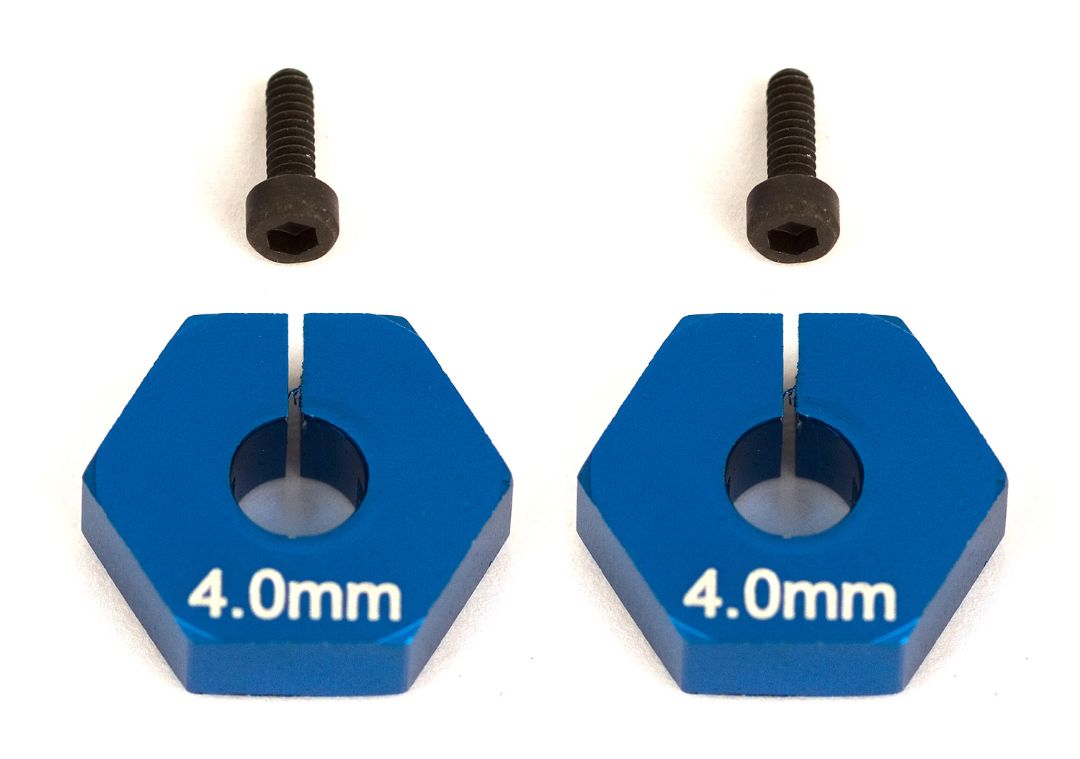 Team Associated FT Wheel Hexes, 4 mm