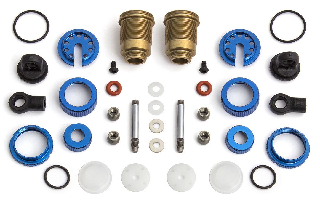 Team Associated TC7.1 Front Shock Kit, FOX Genuine Kashima Coat, SS