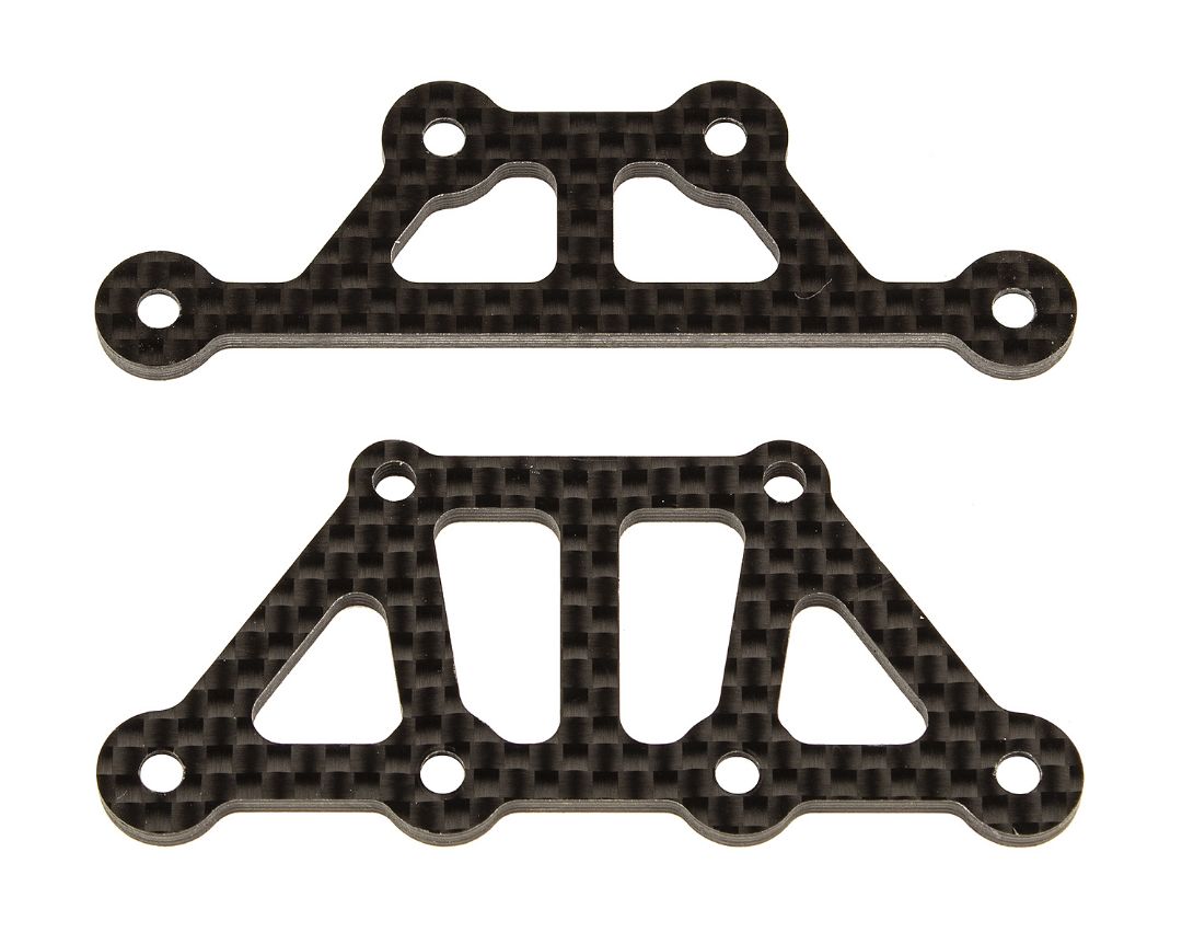 Team Associated Apex2 FT Top Plates, Carbon Fiber