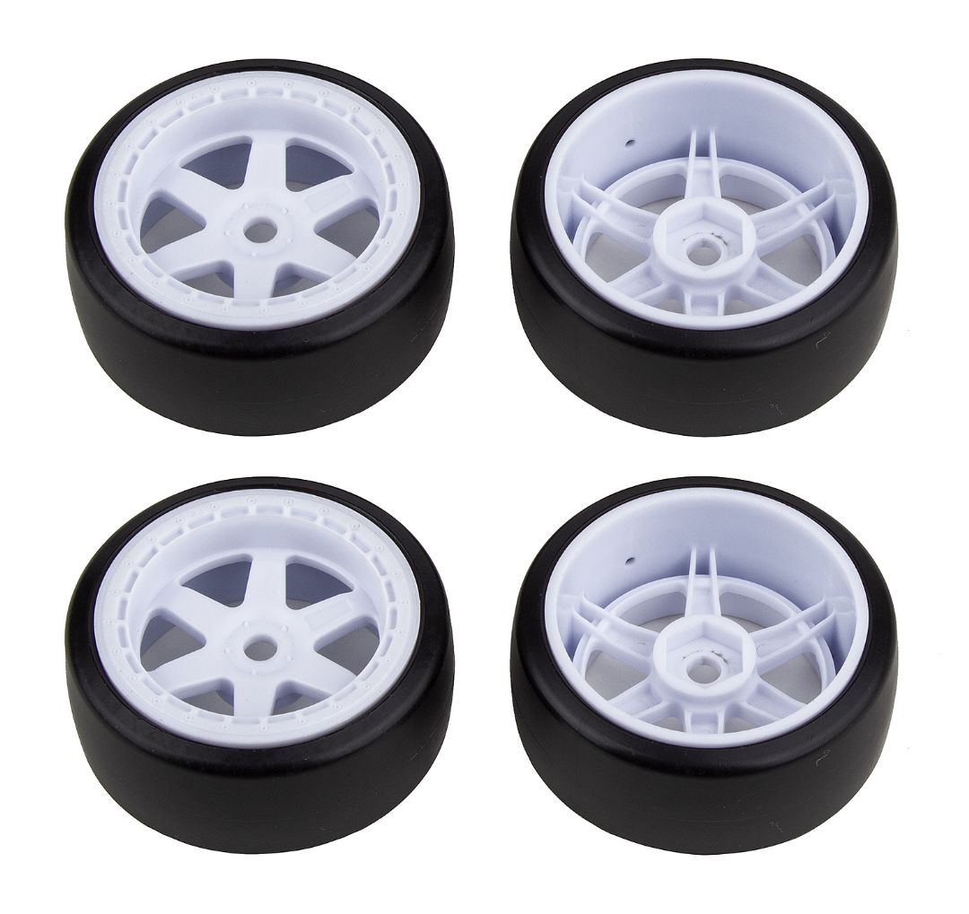 Team Associated Hoonitruck Wheels and Tires, drift - Click Image to Close