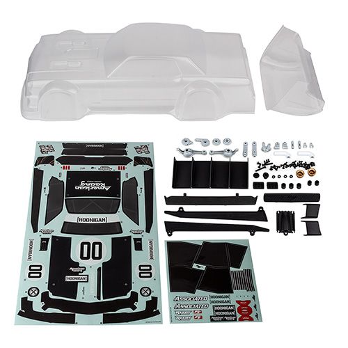 Team Associated Hoonicorn Body Set, Clear - Click Image to Close