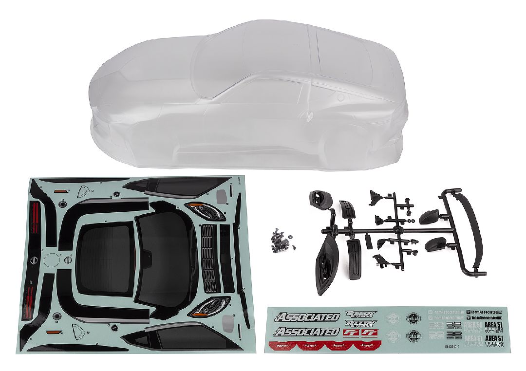 Team Associated Apex2 Sport Nissan Z Body Set - Clear