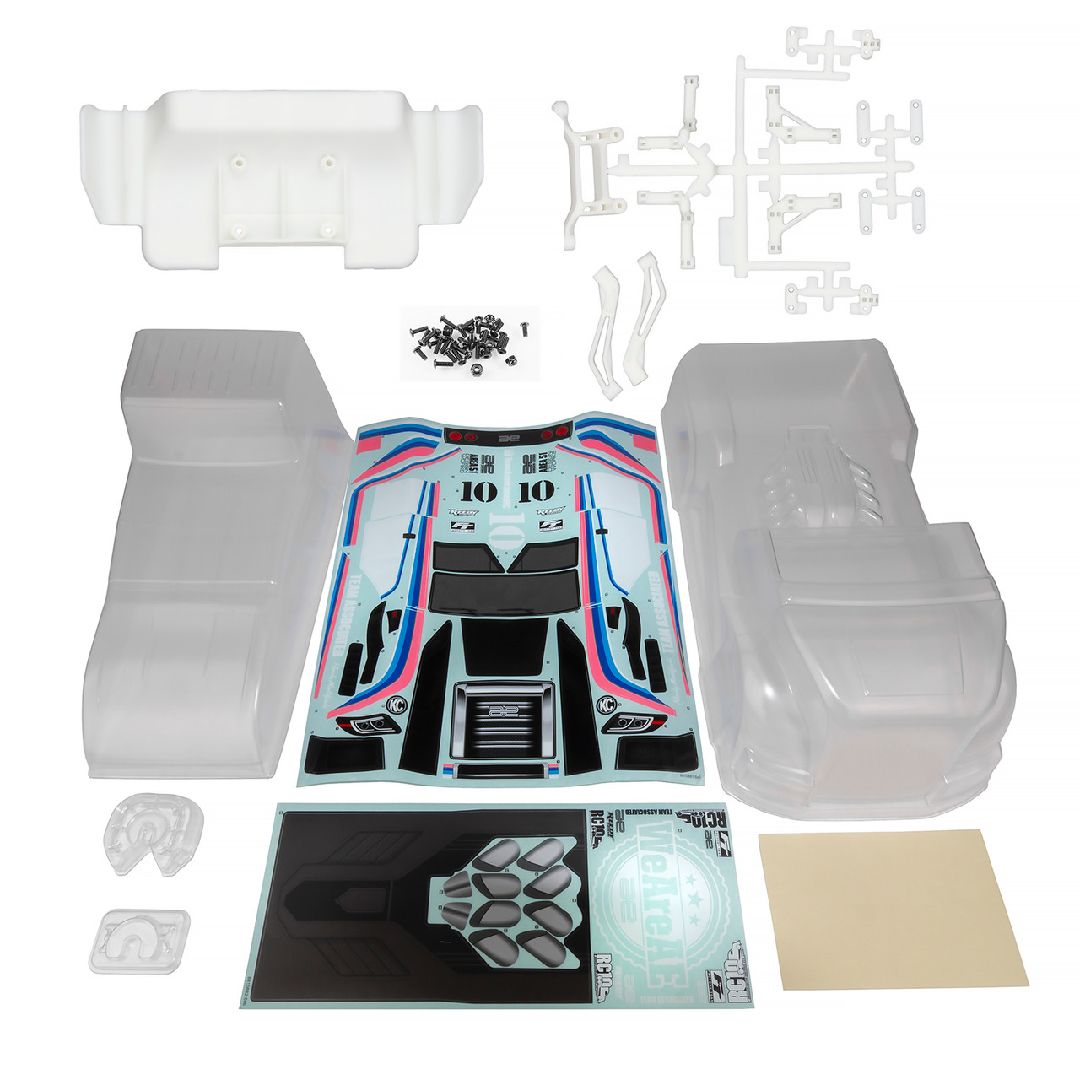Team Associated 6x6 Body Set, Clear