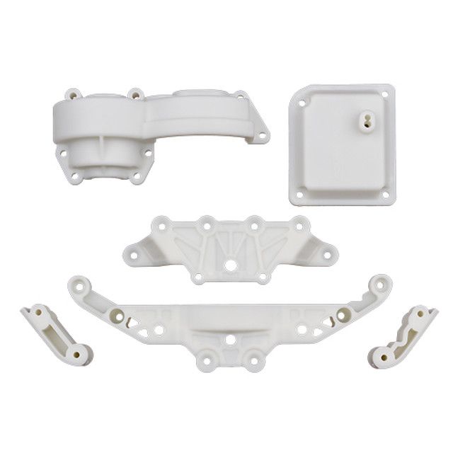 Team Associated RC10 4x4 Rally Top Plates, Gear & Receiver Box