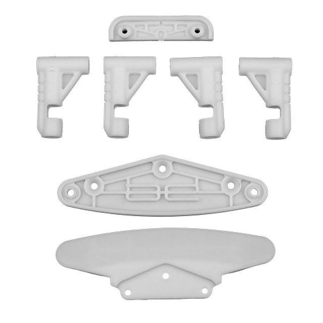 Team Associated RC10 4x4 Rally Front Bumper Mount, Natural