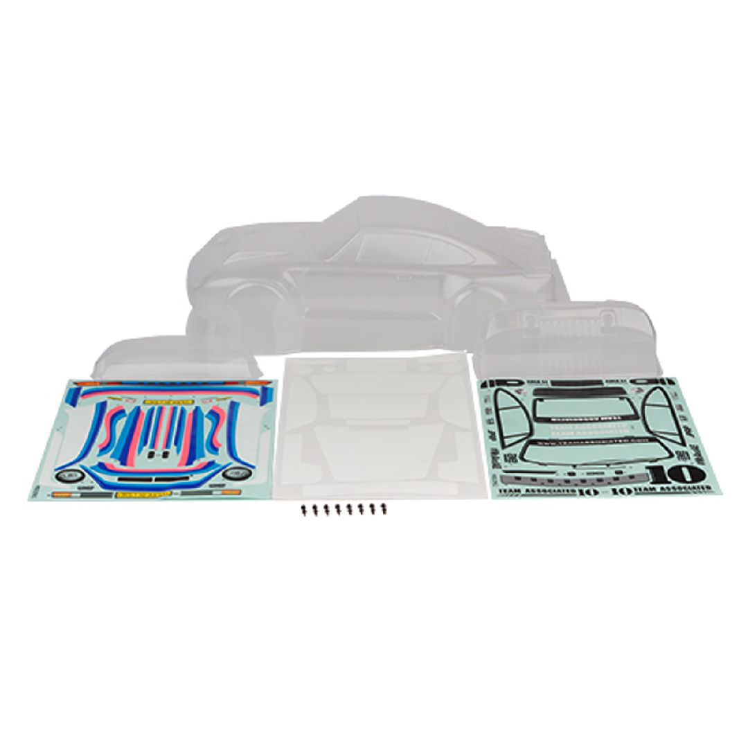 Team Associated RC10 4x4 Rally Body Set, Clear