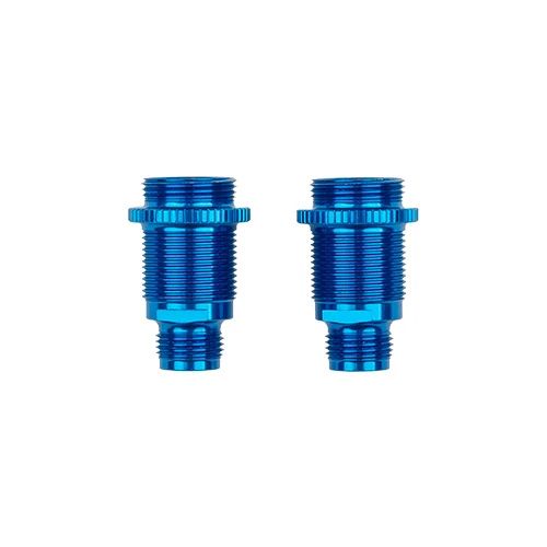 Team Associated 6x6 Aluminum Shock Bodies - Blue