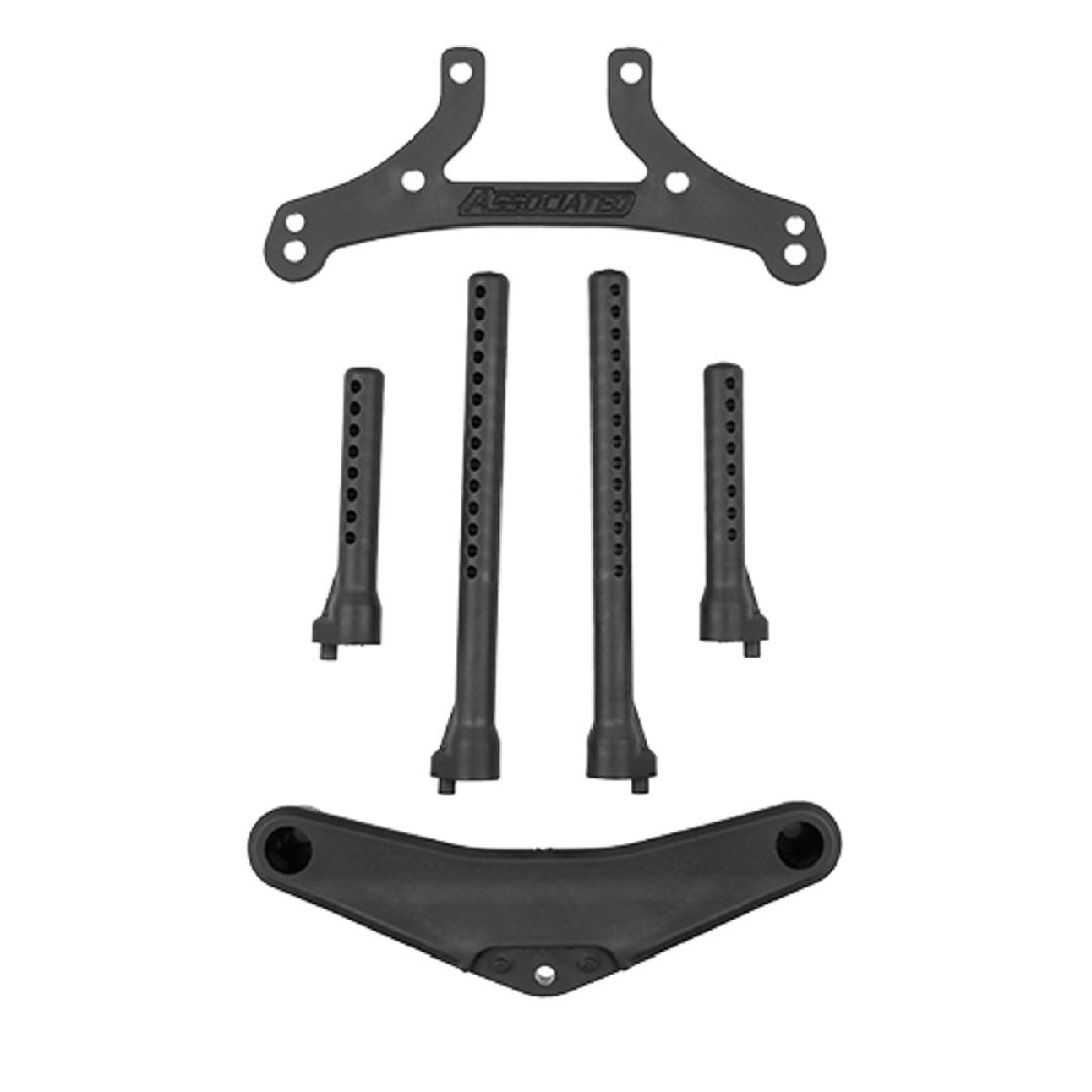Team Associated RC10TC8 Front Bumper And Body Post Set