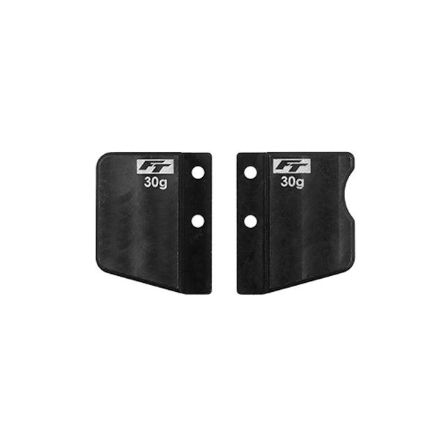 Team Associated RC10TC8 Steel F/R Short Battery Weight Set, 60g