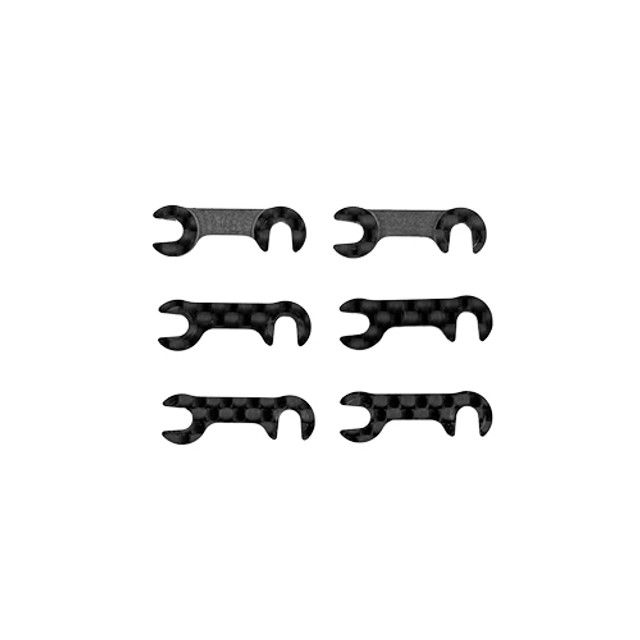 Team Associated RC10TC8 FT Carbon Fiber Roll-Center Spacer Set