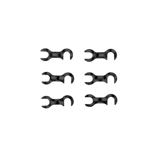 Team Associated RC10TC8 FT Carbon Fiber Steeting Block Shims