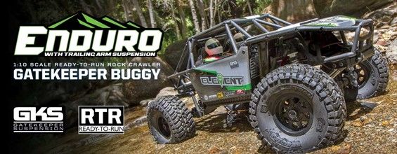 Element RC Enduro Gatekeeper Rock Crawler Buggy RTR LiPo Combo - Click Image to Close