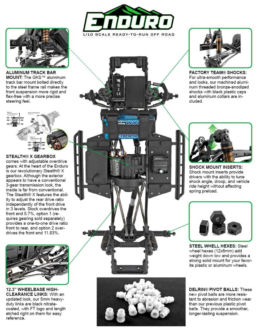 Element RC Enduro Trail Truck, Builder's Kit 2