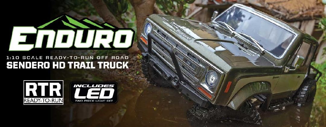 Element RC Enduro Trail Truck Sendero HD Titanium RTR - Click Image to Close