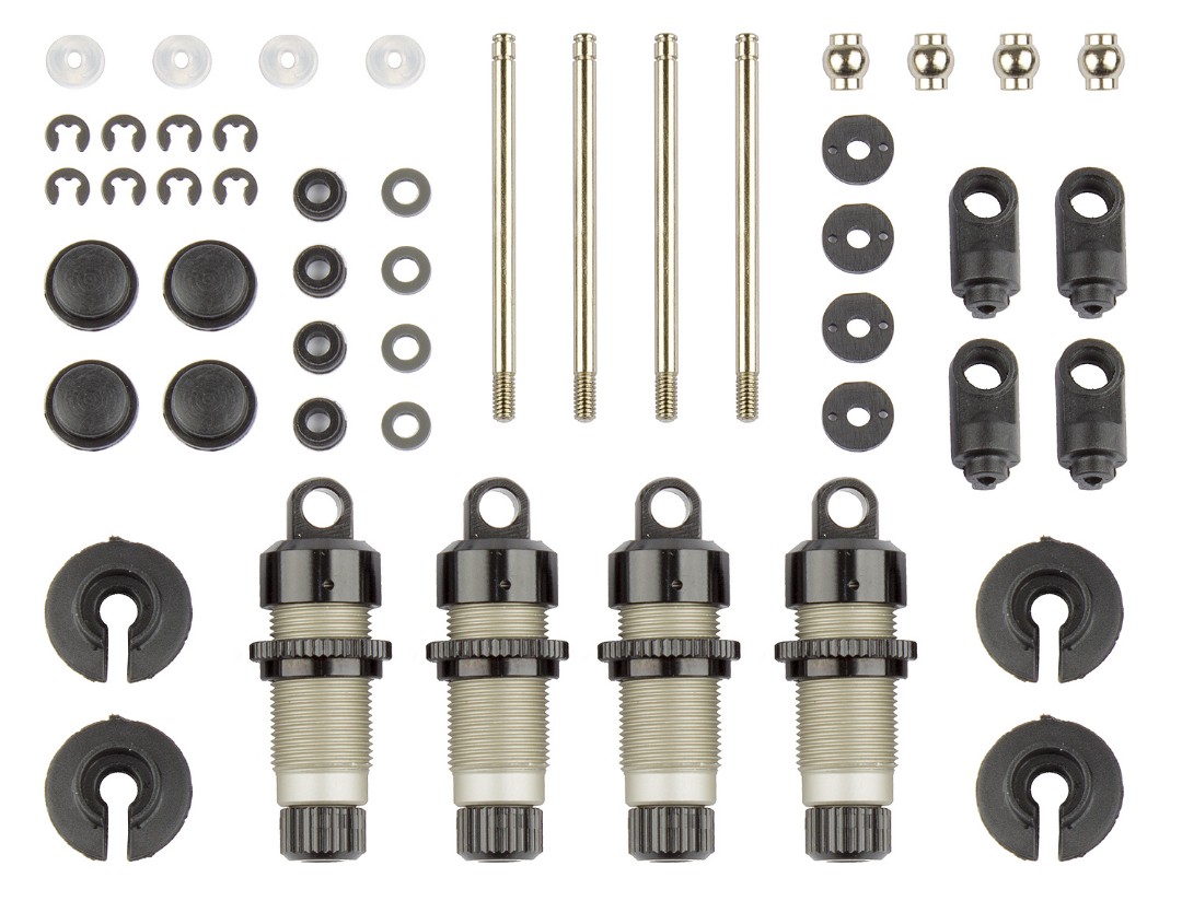 Team Associated CR12 Threaded Shock Set, aluminum