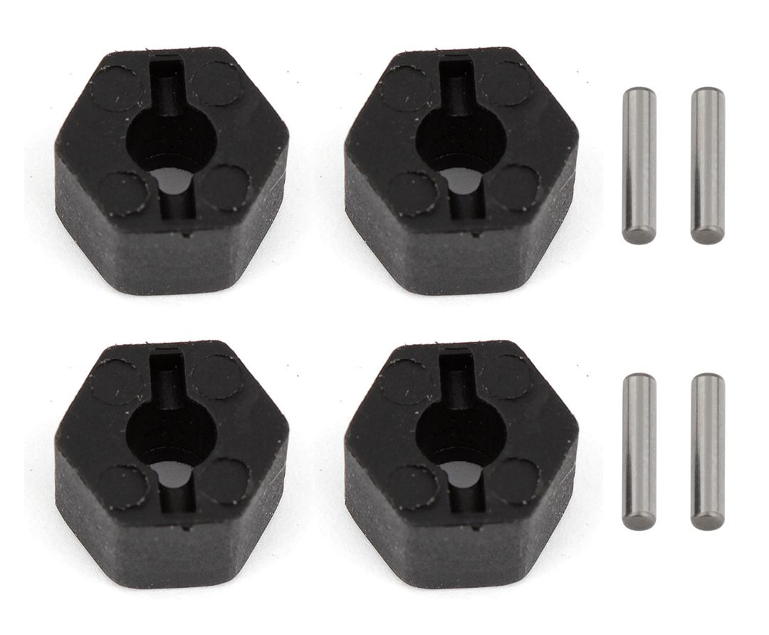 Team Associated CR12 Wheel Hexes and Pins Set - Click Image to Close
