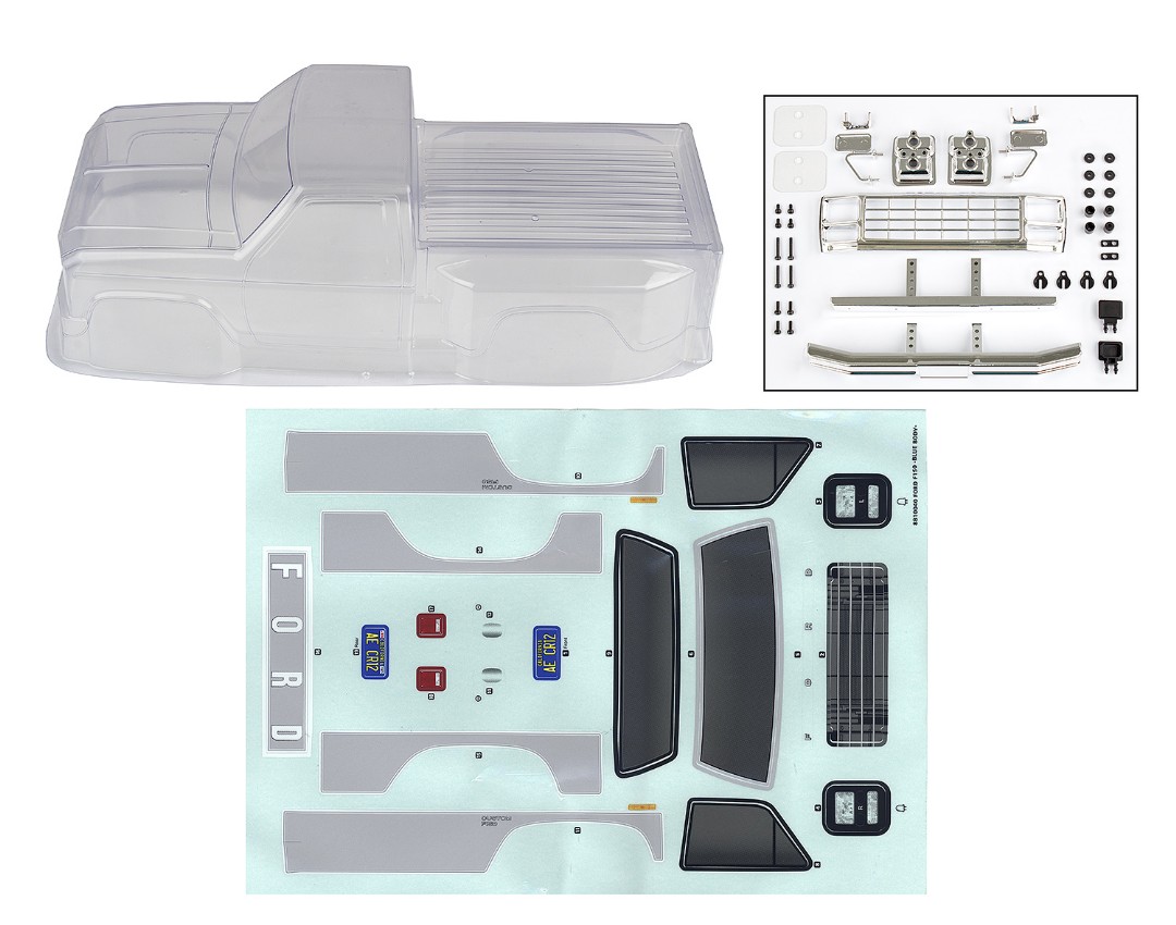 Team Associated CR12 Ford F-150 Body, clear