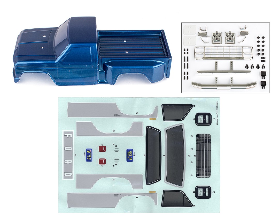 Team Associated CR12 Ford F-150 Body, blue