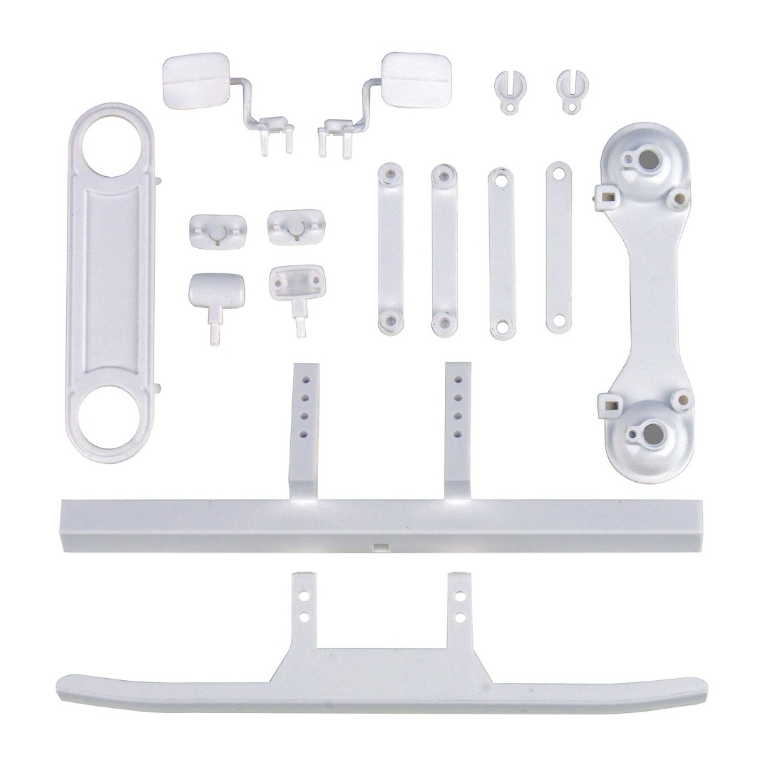 Team Associated CR12 Toyota FJ45 Bumpers and Body Accessories, white