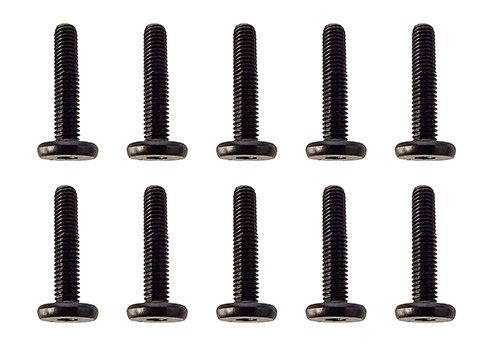 Team Associated Screws, M3x0.5x16mm LP SHCS, black