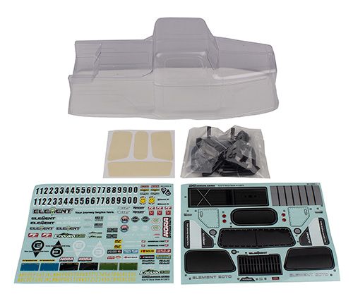 Element RC Enduro 12, Ecto Body Set, clear