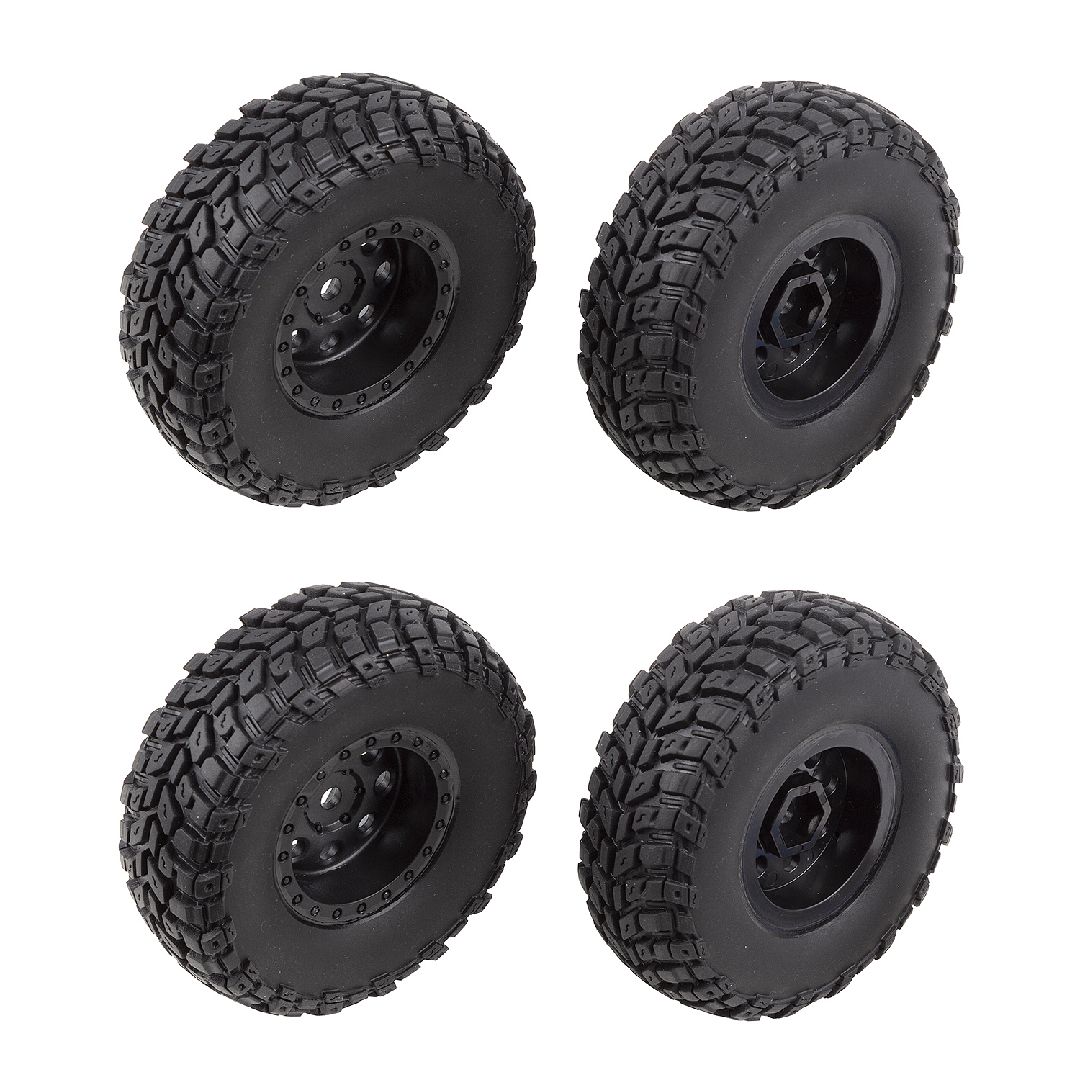 Element RC Enduro 12, Tire and Wheel Set, black